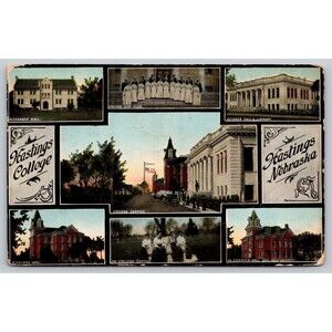 Nebraska Hastings College Campus Glee Club McCormick Hall Ringland Posted 1920